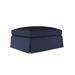 Tandem Arbor Ludlow Ottoman Polyester in Blue/Indigo | 19 H x 40 W x 33 D in | Wayfair 010-14-040-BV-BP-BL