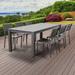 Ebern Designs Caselli Aluminum Patio Dining Table Metal | 29.5 H x 86.5 W x 39.5 D in | Wayfair E20BEE09FA5D41D3B5E6BBFAC79A9323