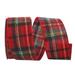 The Holiday Aisle® Plaid Ribbon in Red/Black | 2.5 H x 4 W x 4 D in | Wayfair 9F5C1C43E8B349DD833F9C1C4AECDC9F
