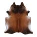 Brown 96 x 84 x 0.25 in Area Rug - Foundry Select Bhahadur Handmade Cowhide Novelty 7' x 8' Cowhide Area Rug in Cowhide, | Wayfair