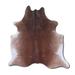 Brown 84 x 72 W in Area Rug - Foundry Select Ir NATURAL HAIR ON Cowhide Rug Cowhide, Leather | 84 H x 72 W in | Wayfair