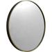 Everly Quinn Nagoya Two-Color Aluminum Frame Round 24" Mirror Metal in Black | 24 H x 24 W x 1.57 D in | Wayfair 0003C31E177949BBBC7FFC4A721EB2D2