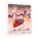The Holiday Aisle® Christmas Illustration Of Santa Claus Delivery - Picture Frame Print on Canvas Canvas, in White | 36 H x 24 W x 1 D in | Wayfair
