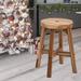 George Oliver Elidh Wood Accent Stool in Brown | 17.7 H x 15.4 W x 15.4 D in | Wayfair D133787BEAB74A8796B28538632048B5