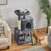 Tucker Murphy Pet™ 42" Chloejane Cat Tree Wood in Brown/Gray | 42 H x 24 W x 18 D in | Wayfair 5D1BC7A715E44B3F82A67DA548F394CC