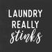 Trinx Laundry Really Stinks - Wrapped Canvas Textual Art Canvas | 12 H x 12 W x 1.25 D in | Wayfair AD5C9A624E3547F99D492D967E8A7F27