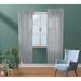 Eider & Ivory™ Striped Semi Sheer Rod Pocket Curtain Panels Polyester in Green/Blue | 84 H x 52 W in | Wayfair 53D6DB520C8C447282B75EF4F8296960