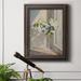 Winston Porter Window Bouquet I Premium Framed Canvas- Ready To Hang Canvas, Solid Wood in Gray/Green | 27 H x 18 W x 2.5 D in | Wayfair