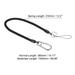 Retractable Coil Spring Keychain with Big Ring 1 Pack Plastic