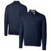 Men's Cutter & Buck Navy Philadelphia Eagles Lakemont Quarter-Zip Pullover Sweater