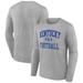 Men's Fanatics Branded Gray Kentucky Wildcats First Sprint Team Long Sleeve T-Shirt