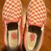 Vans Shoes | Girls Pink And White Checkered Vans Shoes. Size One. Good Condition | Color: Pink | Size: 1bb