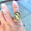 Anthropologie Jewelry | Augustus Coin Ring | Color: Gold | Size: 6