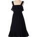 J. Crew Dresses | Black Casual Midi Dress | Color: Black | Size: 10