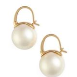 Kate Spade Jewelry | Kate Spade Shine On Faux Pearl Drop Earring | Color: Gold/White | Size: Os