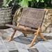 Bobo Intriguing Objects Denise Folding Patio Chair Wicker/Rattan | 26.4 H x 25.2 W x 29.5 D in | Wayfair BI47-11-5