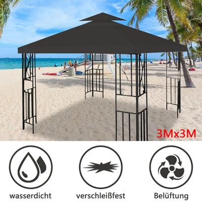 Ersatzdach Zubehör für Pavillons & Partyzelte 3x3M mit Kaminabzug Pavillondach wasserfest Dachplane Image