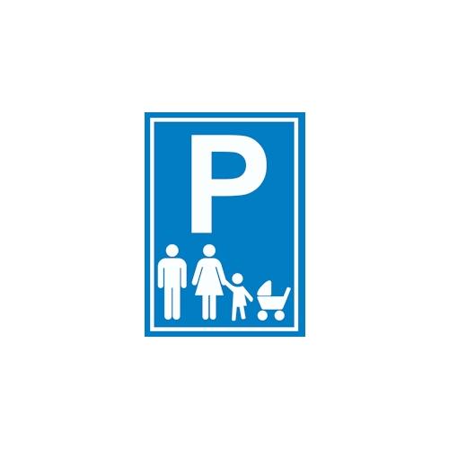 Parkplatz Eltern Kinderwagen Schild A0 (841x1189mm)