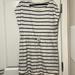 J. Crew Dresses | J. Crew Black & White Striped Dress Sz L | Color: Black/White | Size: L