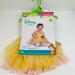 Disney Costumes | Disney Baby Princess Belle Costume Beauty & The Beast Infant Size 12-18 Months | Color: Pink/Yellow | Size: Infant 12-18 Months