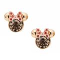 Kate Spade Jewelry | Kate Spade New York X Disney Minnie Mouse Stone Earrings | Color: Gold/Pink | Size: Os