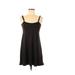 Shein Casual Dress - A-Line Scoop Neck Sleeveless: Black Print Dresses - Women's Size 6