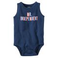 Carter's Baby Boys' Mr. Independent Bodysuit - Blue - 9 Months