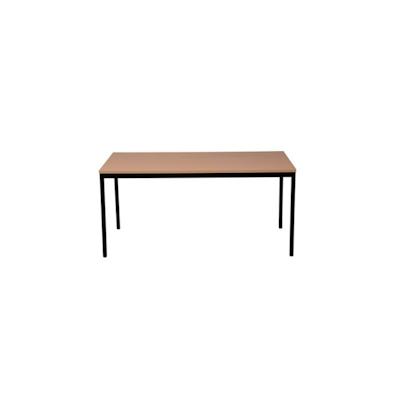 PROREGAL Bürotisch Wolf | Rechteckig | HxBxT 75x120x60 cm | Schwarz-Buche Image