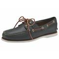 Bootsschuh TIMBERLAND "Men´s 2 Exe Boat Shoe" Gr. 45, blau (nautical, blue, wilderness) Herren Schuhe Bootsschuh Herrenschuh Mokassin Segelschuh Sommerschuh