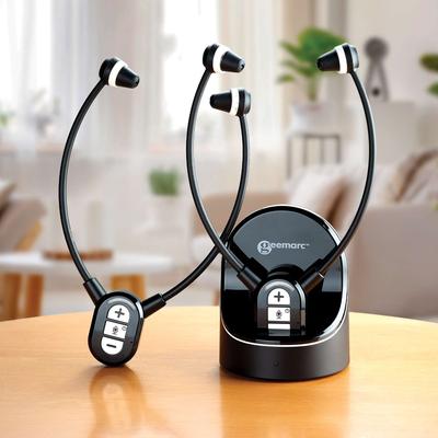Amplified TV Headset with Optical Input