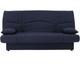 Banquette clic clac 3 places - Tissu bleu foncé - Style Contemporain - L 190 x P 92 cm - DREAM