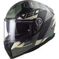 LS2 Vector II Absolute Helm, schwarz-silber, Größe 2XL