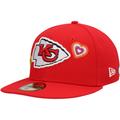 Men's New Era Red Kansas City Chiefs Chain Stitch Heart 59FIFTY Fitted Hat