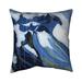 East Urban Home Wave In Motion - Double Sided Print Indoor Pillow - 18X18 Polyester/Polyfill blend | 17.25 H x 17.25 W x 4.5 D in | Wayfair