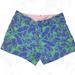 Lilly Pulitzer Shorts | Lilly Pulitzer Callahan Women's Shorts In Loopy Elephant Size 2 | Color: Blue/Green | Size: 2