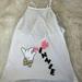 Disney Tops | Disney Minnie Mouse Razorback Tank Top Size Medium | Color: Pink/White | Size: M