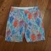 Lilly Pulitzer Shorts | Lilly Pulitzer Chipper Shorts 4 Blue Pink Coral Reef | Color: Blue/Pink | Size: 6