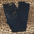 American Eagle Outfitters Jeans | Guc. American Eagle Jeans Women’s Size 2 Short Aeo Denim Jegging Dark Wash | Color: Blue | Size: 2