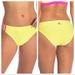 Adidas Swim | Adidas Swimwear Stripe Hipster Bikini Bottoms | Color: Pink/Yellow | Size: S