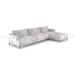 Gray Sectional - Orren Ellis Annandale 106" Wide Velvet Right Hand Facing Corner Sectional Upholstery/Velvet | 34 H x 106 W x 67 D in | Wayfair