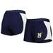 Women's Under Armour Navy/White Navy Midshipmen Game Day Tech Mesh Performance Shorts