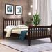 Winston Porter Falu Twin Size Bed Frame Wood in Brown | 40.4 H x 41.3 W x 80 D in | Wayfair 672C651197864CF7999CAA845C015EE6