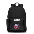 MOJO Black New York Islanders Personalized Campus Laptop Backpack