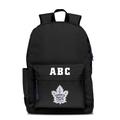 MOJO Black Toronto Maple Leafs Personalized Campus Laptop Backpack