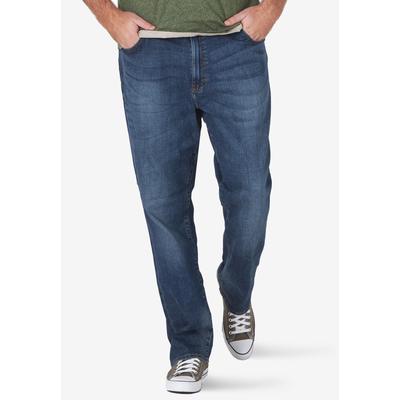 Men's Big & Tall Lee Extreme Motion Straight Tapered Fit Jeans Jeans by Lee in Blue (Size 38 36)