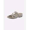 Pantolette WALDLÄUFER, Damen, Gr. 40, beige, Leder, Schuhe