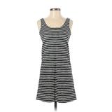 Madewell Casual Dress: Black Stripes Dresses - Women's Size 2X-Small