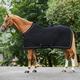 Harry Hall Masta Horse Fleece Stable Rug - Protective Super Soft Sheet for Horses - Equestrian Show Travel Blanket - Breathable Anti-Rub lining - Black, Size 7ft 3inch