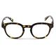 Contacta, Hipstyle Lesebrille für Damen und Herren, stilvolle, raffinierte Brille, Rahmen mit Flexstangen, Farbe Demi, Dioptrien +1,50, Packung mit Brillenhalter, 27 g