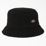 Dickies Red Chute Fleece Bucket Hat - Black Size M (WHR14)